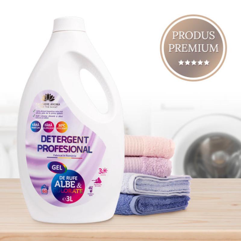 Detergent profesional rufe albe & colorate, 3L