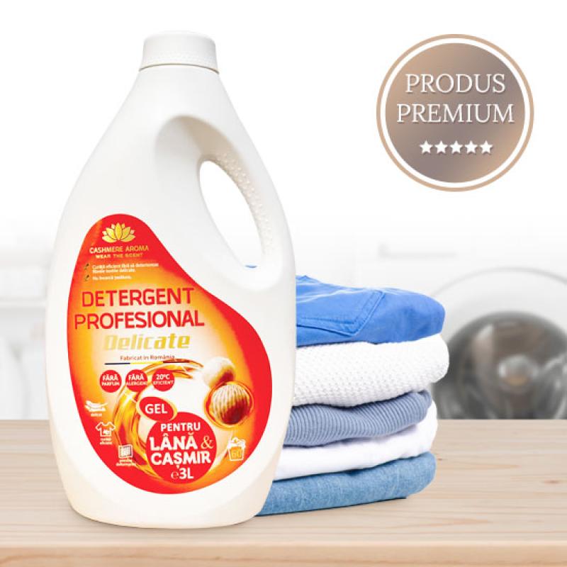 Detergent profesional pentru rufe delicate 3L (Lana, casmir,matase,in)