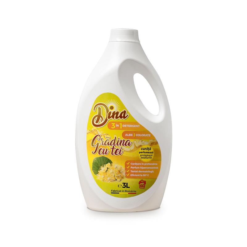 Detergent albe/colorate 3L GrăDina cu Tei by Cashmere Aroma