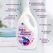 Pachet Yin&Yang -  Detergent rufe albe/colorate(fara parfum) 3L + Detergent rufe negre(fara parfum) 3L + Tester White Musk & Tester Black Orchid