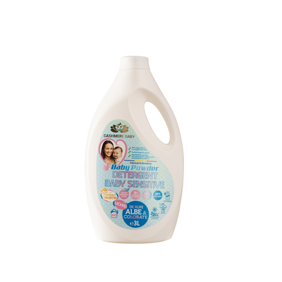 Detergent Sensitive cu Parfum Baby Powder, 3L/60sp