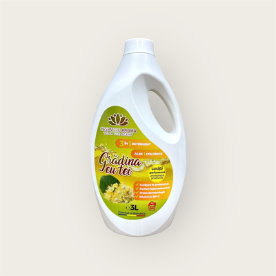 Detergent albe/colorate 3L Grădina cu Tei