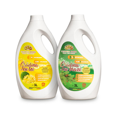 Pachet detergenți rufe albe/colorate Grădina cu Tei si Brazi 2 X 3L