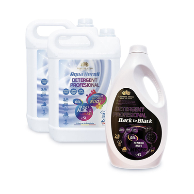 Pachet "Curatenia de Primavara" 2x Aqua Neroli + Cadou Detergent rufe negre 3L