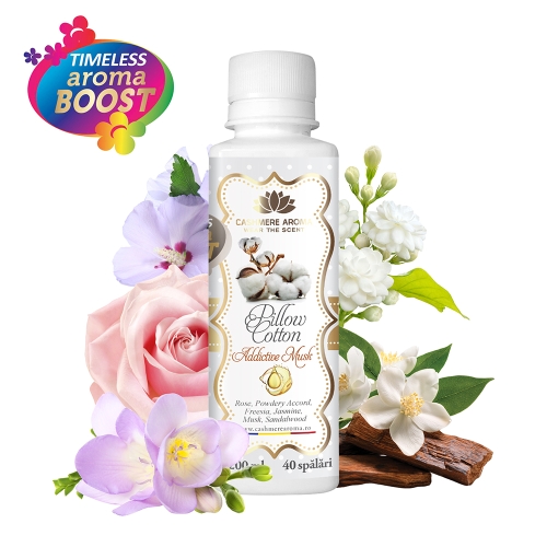 Parfum de rufe Pillow Cotton Addictive MUSK, Timeless Aroma Boost, 200 ml