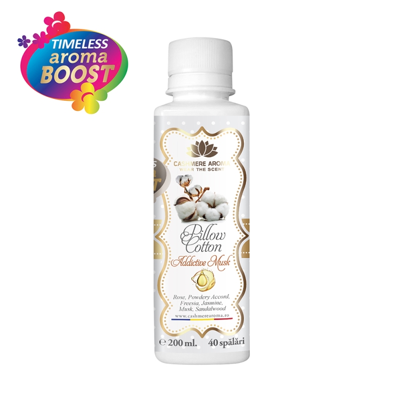 Parfum de rufe Pillow Cotton Addictive MUSK, Timeless Aroma Boost, 200 ml