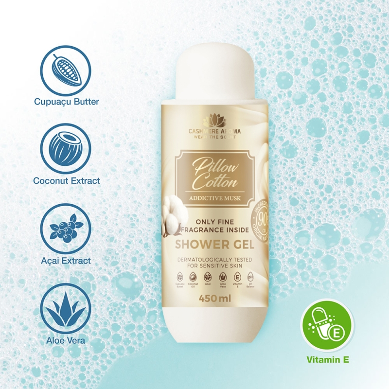 Gel de dus Pillow Cotton Addictive Musk 450 ml
