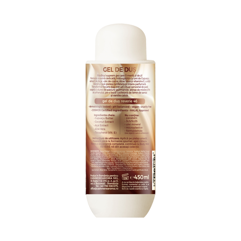 Gel de dus REVERIE 46 Editie limitata, 450 ml