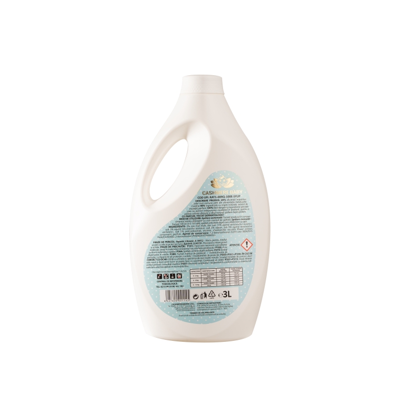 Detergent Sensitive cu Parfum Baby Powder, 3L/60sp
