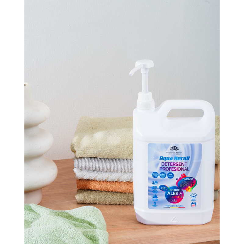 Pompiță dozaj detergent 5L Aqua Neroli/Relax