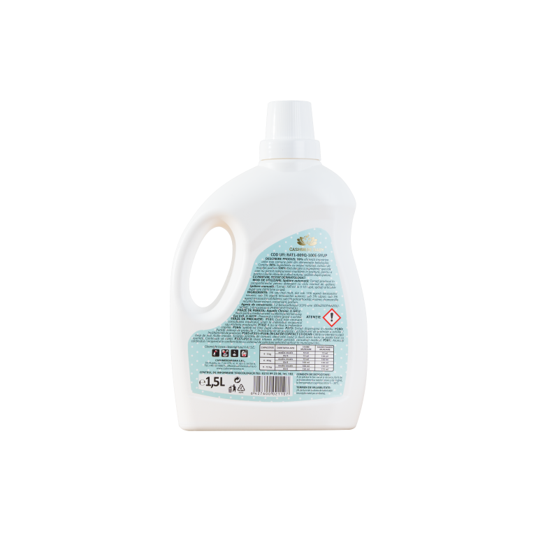 Detergent  sensitive, cu parfum Baby Powder, 1.5 L/ 30 sp