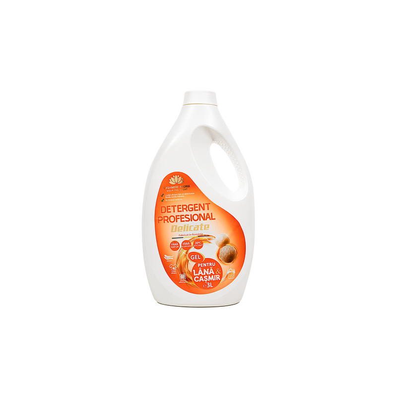 Detergent profesional pentru rufe delicate 3L (Lana, casmir,matase,in)