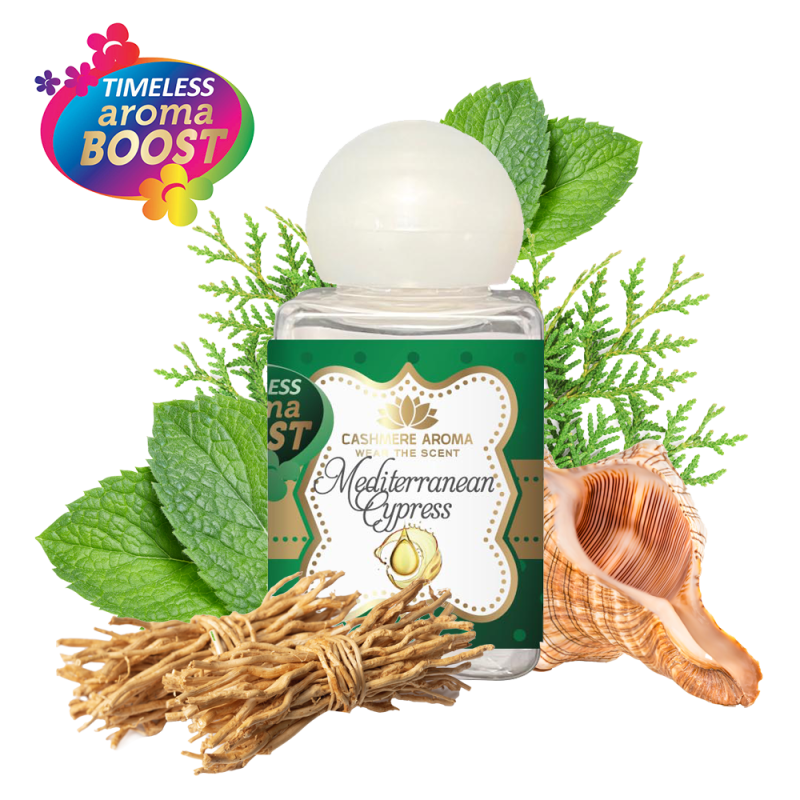 Tester parfum de rufe Mediterranean Cypress, "Timeless Aroma Boost", 30 ml